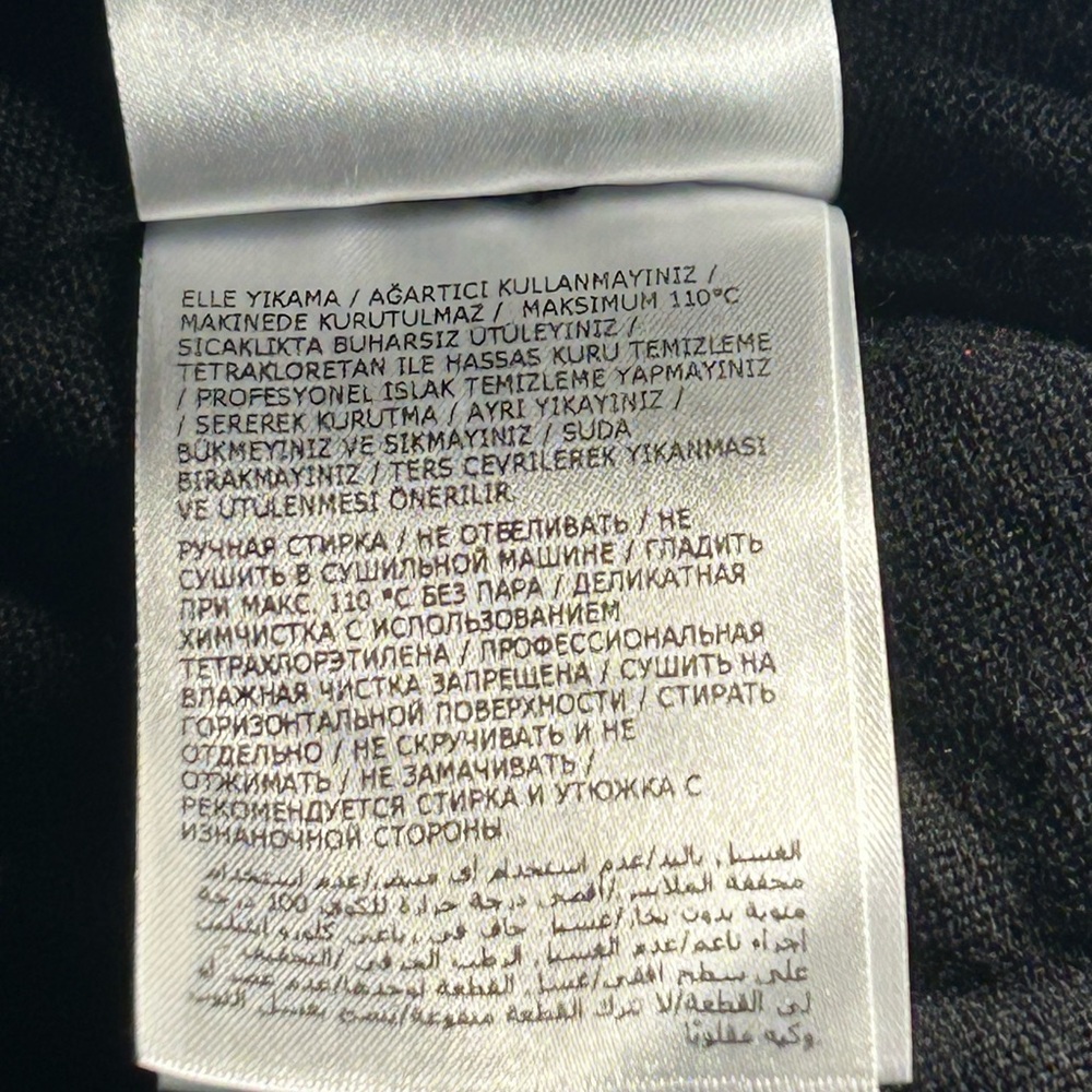 Moncler Black Knit Cardigan Button Front Size S Authentic - Picture 9 of 16